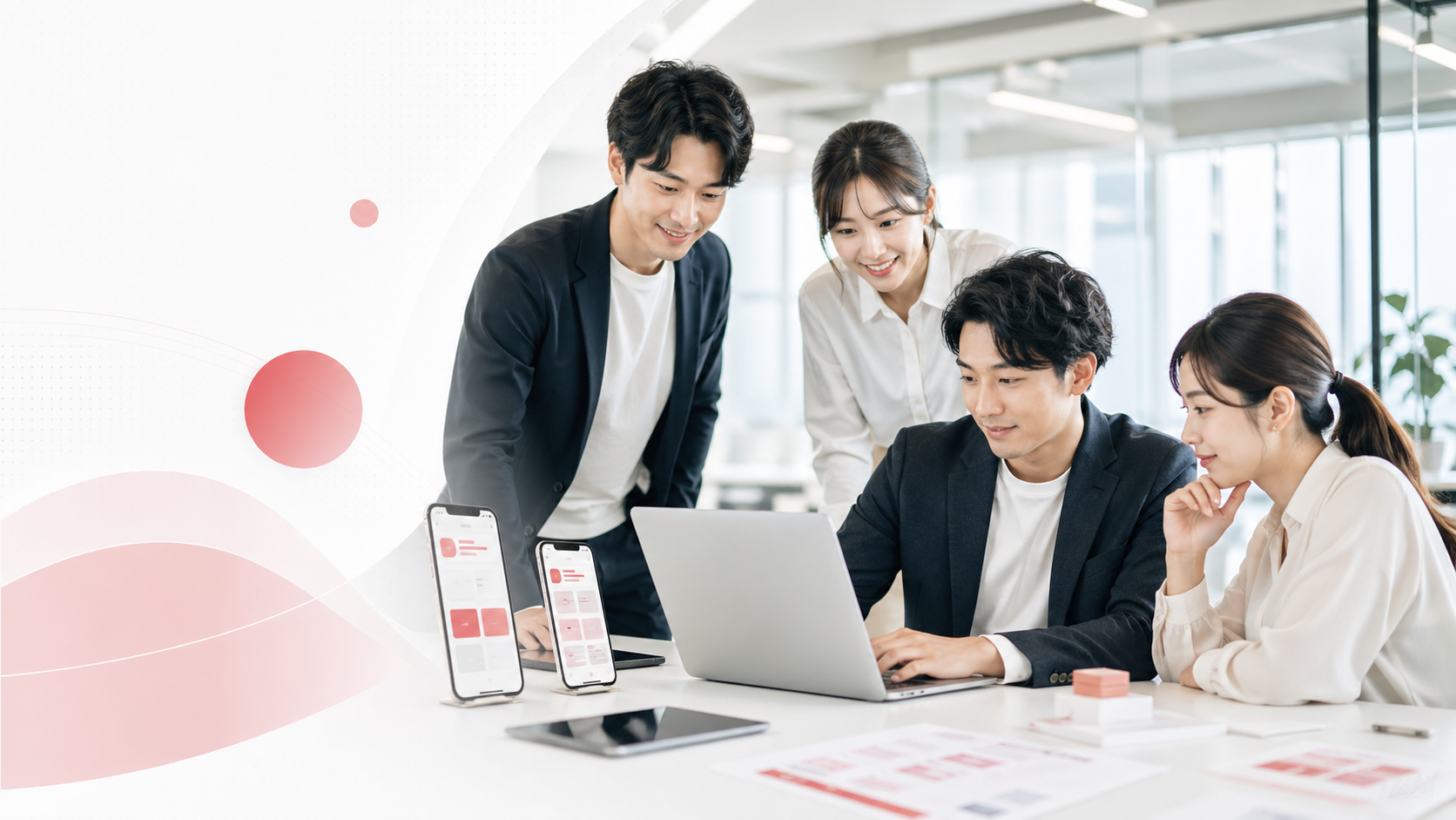 ノーコードアプリ開発の費用をイメージしたメイン画像
